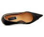 Regine Black PU With Black Patent Contrast Shoes