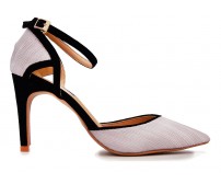 Grace Lavender Glitter Contrast  Wedding Shoes