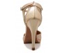 Ulrica Gold and Champagne Wedding Sandals
