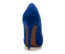 Caprice Blue Satin Silk  Dinner Shoes