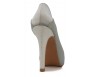 Colette Grey Satin Contrast Wedding Shoes