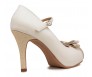 Camila White Glitter Wedding Shoes 