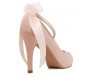 * Danielle Nude Pink Satin Wedding Shoes(Ready Stock)