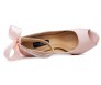 * Danielle Nude Pink Satin Wedding Shoes(Ready Stock)