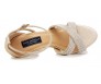 Rosalie Gold Glitter With Diamante Sandals