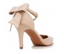 Sabella Champagne Satin  Wedding Shoes