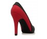 Rossie Red PU With Black PU Contrast Shoes