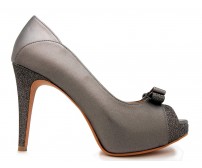 Colette Gun Metallic Metallic Contrast Dinner Shoes