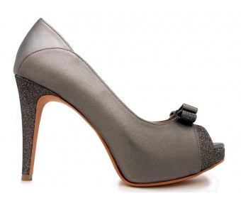 Colette Gun Metallic Metallic Contrast Dinner Shoes