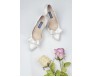 * Pre-order Jamie Ivory White Satin Wedding Shoes(Ready)