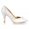 * Pre-order Julia Ivory White Satin Wedding Shoes(Ready)