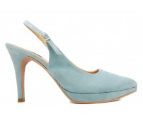 Patricia Sky Blue Suede Working Shoes