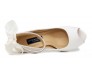 Danielle Ivory White Satin Wedding Shoes