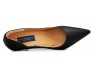 Charlotte Black Leather Super Comfort Heels (Ready Stock)
