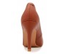 z Ruby Brown Leather Super Comfort Heels (Ready Stock)