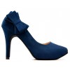 Carmen Blue Suede Working Shoes