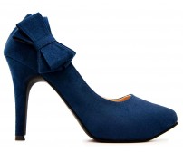 Carmen Blue Suede Working Shoes