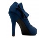 Carmen Blue Suede Working Shoes