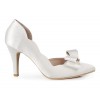 * Pre-order Jamie Ivory White Satin Wedding Shoes(Ready)