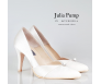 * Pre-order Julia Ivory White Satin Wedding Shoes(Ready)