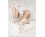 * Danielle Nude Pink Satin Wedding Shoes(Ready Stock)