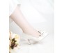 Jamie Ivory White Satin Wedding Shoes