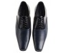 Vincenzo Black With Blue Leather Custom Made Men's Shoes