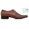Samson Dark Brown Leather Custom Made Men's Shoes