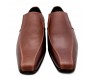 Samson Dark Brown Leather Custom Made Men's Shoes