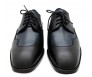 Tommason Black Leather Custom Made Men's Shoes