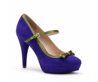 Luciana Purple Suede Casual Shoes