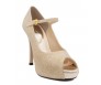 Carmela Gold Glitter Dinner Shoes