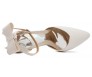 Sabella Ivory White Satin  Wedding Shoes