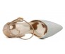 Ulrica Gold and Silver Dinner Sandals