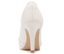 Giselle Ivory White Satin Swarovski Rhinestone Wedding Shoes