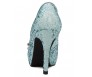 Eleanor Tiffany Blue glitter dinner shoes