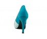 Abbie Turquoise  Colour Silk Dinner Shoes
