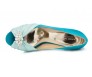 Abbie Turquoise  Colour Silk Dinner Shoes