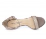Celia Gold Silk Casual Sandals