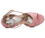 Liliana Pink Silk Casual Sandals