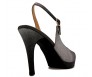 Patricia Black And Silver Gradient PU Dinner Shoes