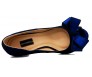 Chelsea Blue Leather Bow Dinner Shoes