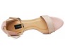 Celia Nude Pink Satin Wedding Sandals