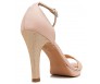 Celia Nude Pink Satin Wedding Sandals