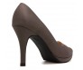 Ruby Dark Grey Satin Dinner Shoes