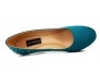 Florence Turquoise Satin Swarovski Rhinestone Dinner Shoes