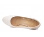 Genica Ivory White Satin Rhinestone Wedding Shoes