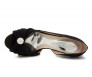 Audrey Black Satin Chiffon Dinner Shoes