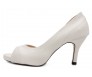 River Ivory White Satin Wedding Shoes